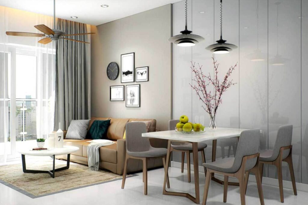 Ánh sáng và màu sắc rất quan trọng trong thiết kế nội thất chung cư